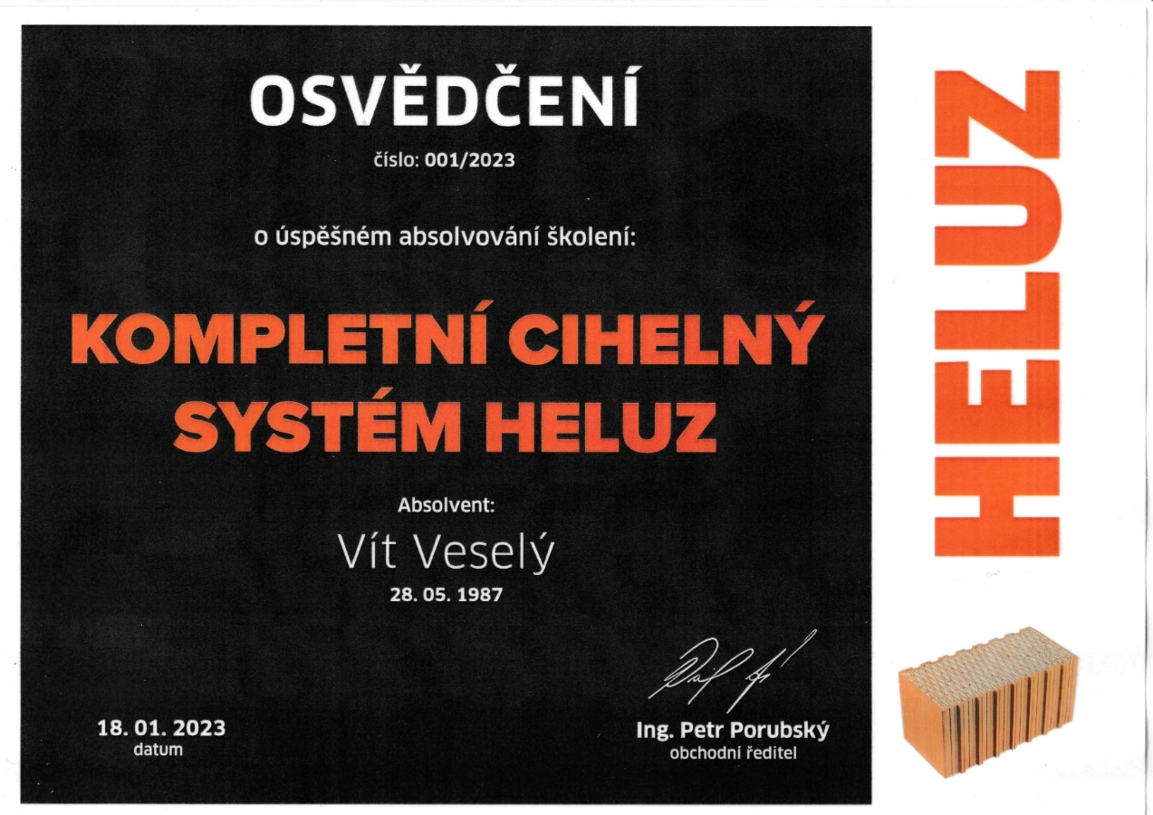 Realizace střechy od stavební firmy XESS Group