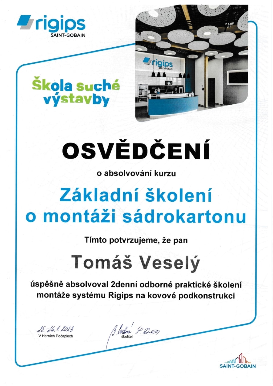 Realizace střechy od stavební firmy XESS Group