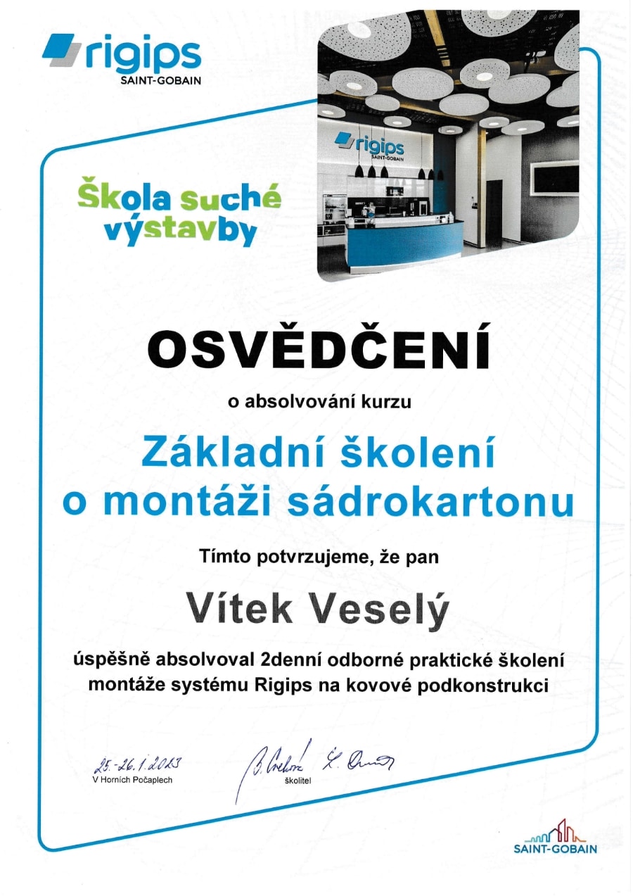 Realizace střechy od stavební firmy XESS Group